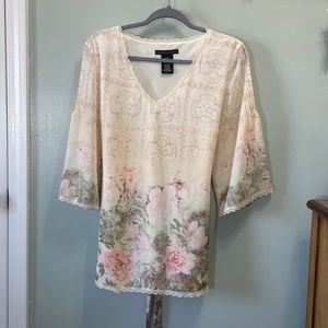 Apostrophe Blouse Size L #103